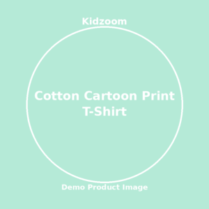 Cotton Cartoon Print T-Shirt